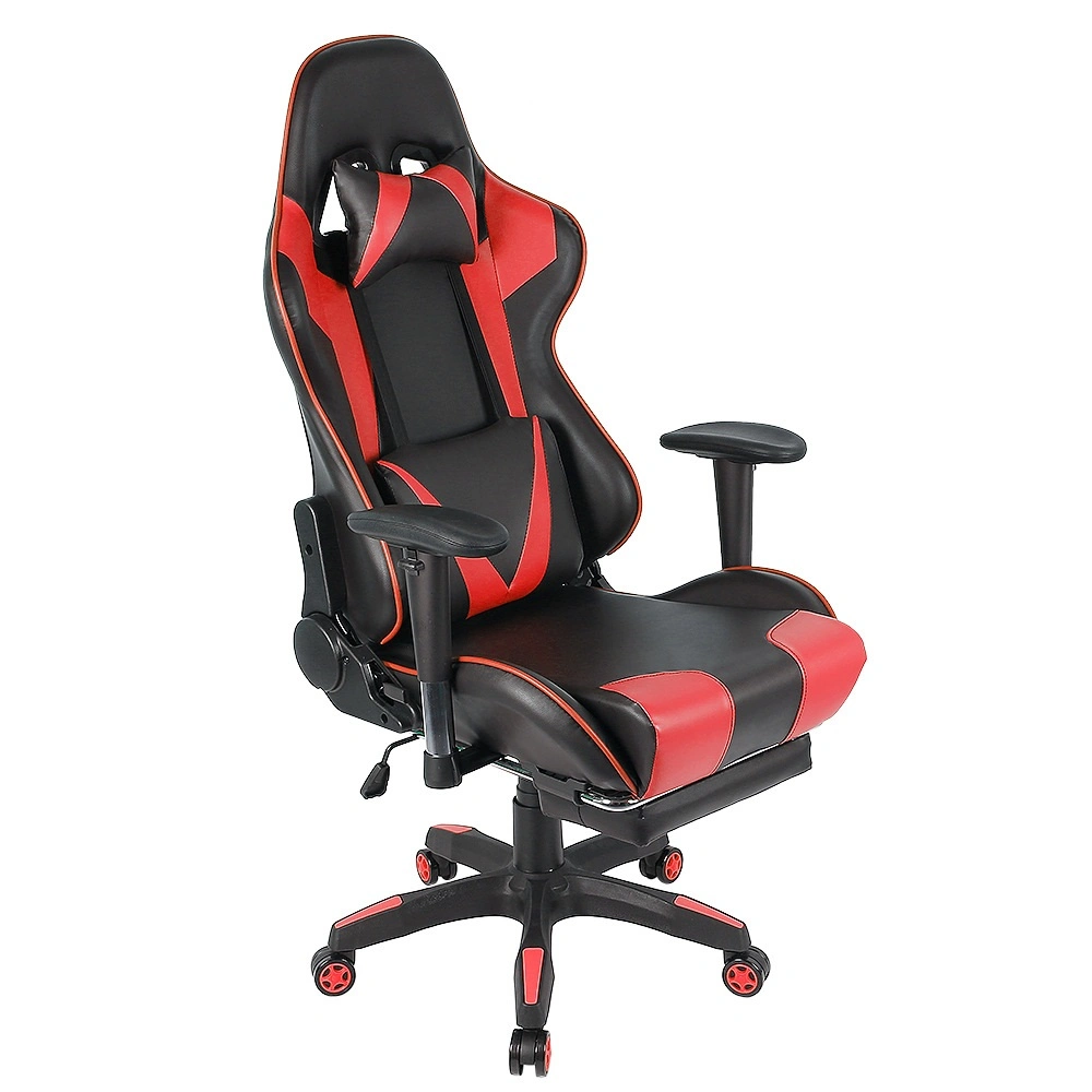 Gaming Chair with Tilt Mechanism, Adjustable Seat Height Office Chair Relax Chair Swivel Chair, Chair Racing Chair Office Swivel Chair with Headrest Wbb17059