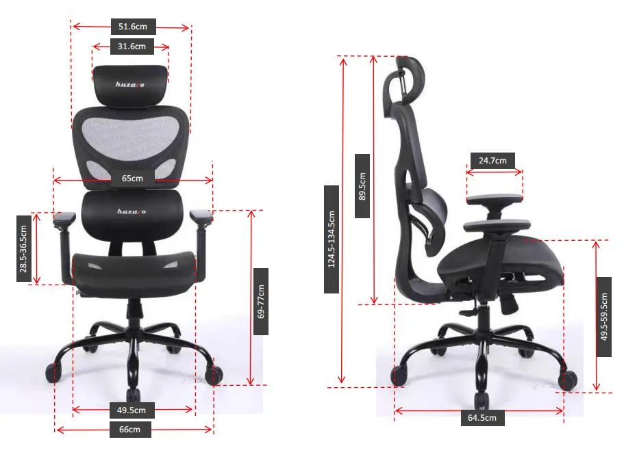 Office Furniture High Back Adjustable Revolving Manager Executive White Swivel Lift Ergonomic Mesh Fabric Gaming Office Chair