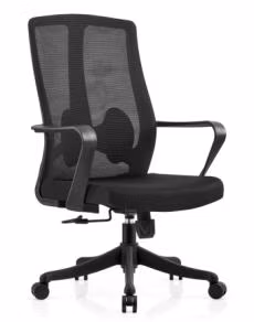 Silla de oficina para juegos de tela de malla ergonómica con elevador giratorio blanco ejecutivo de gerente giratorio ajustable con respaldo alto con reposacabezas